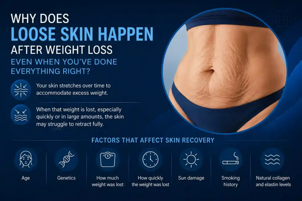 Why Does Loose Skin Happen After Weight Loss Even When You’ve Done Everything Right Nuneaton?